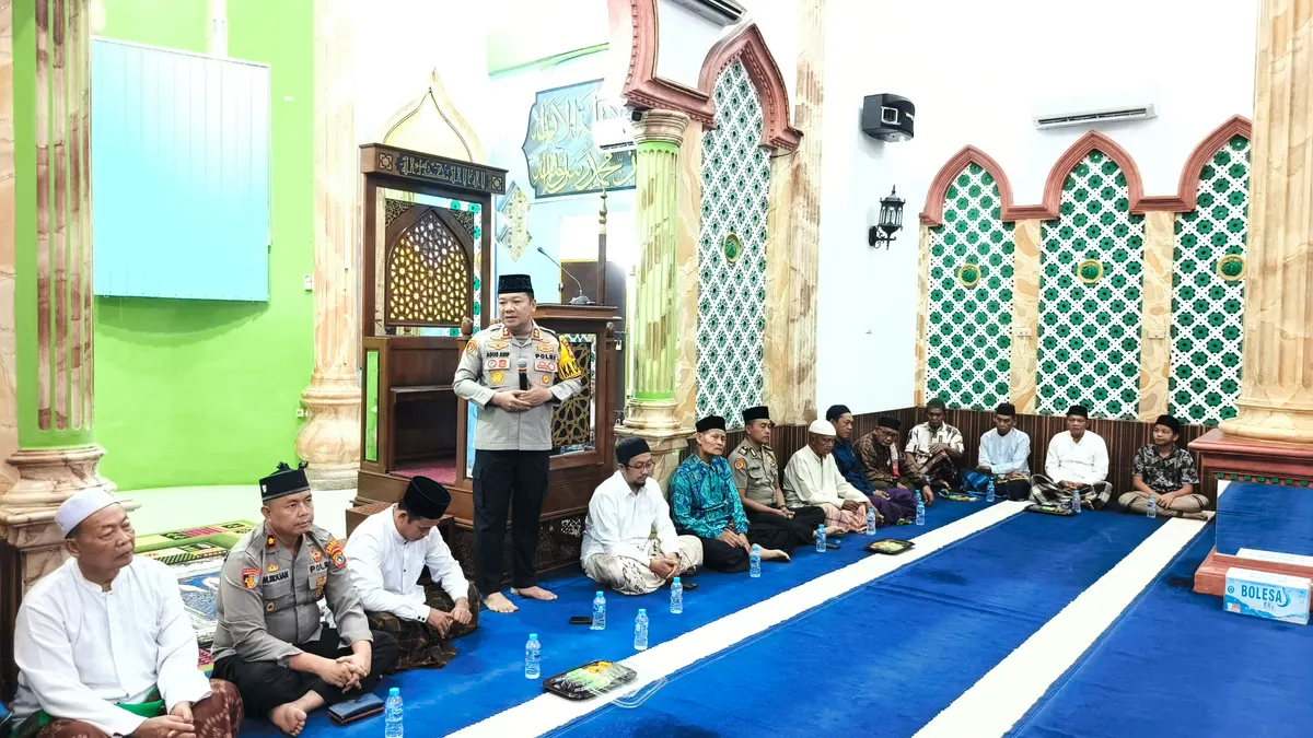 Kapolres Bangka Selatan Ajak Masyarakat Jaga Kamtibmas Lewat Subuh Keliling di Toboali
